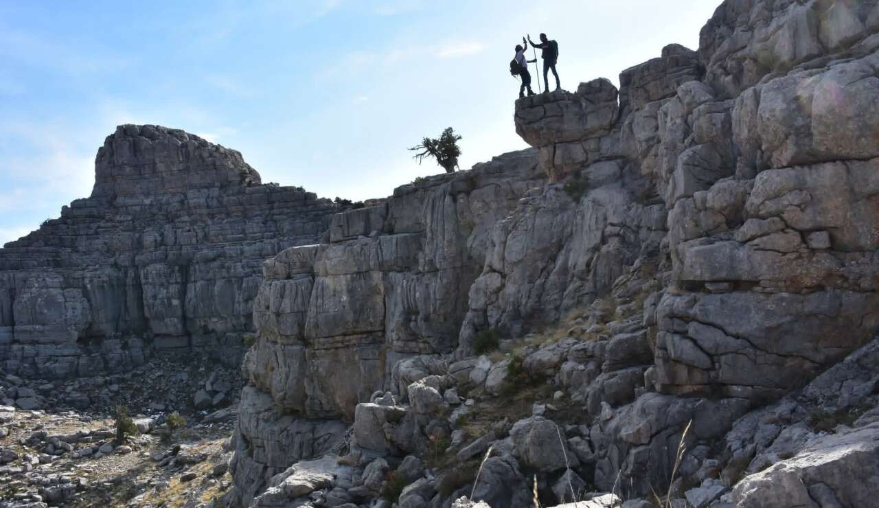 Konya sınırındaki Giden Gelmez Dağları’na tehlikeli yolculuk 10
